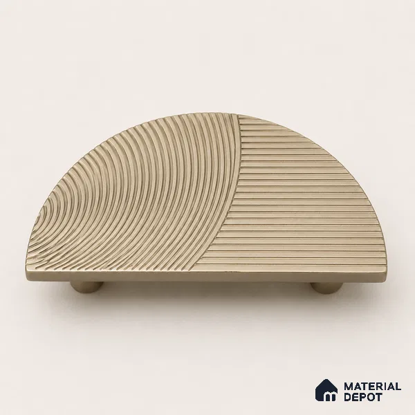 Ottr Aluminium Main Door Handle HA 00292 E PVD Gold Finish - 75x150mm | 2 Years Warranty