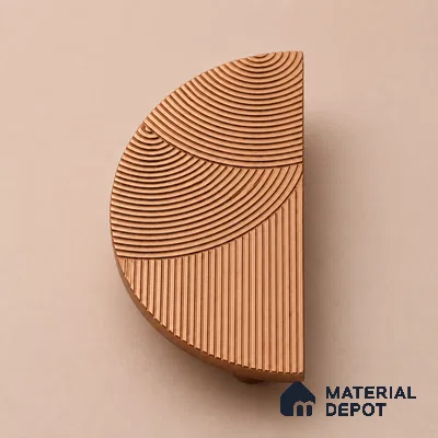 Ottr Aluminium Main Door Handle HA 00292 H PVD Rose Gold Finish - 100x200mm | 2 Years Warranty