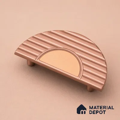 Ottr Aluminium Main Door Handle HA 00293 E Rose Gold PVD Rose Gold Finish - 75x150mm | 2 Years Warranty