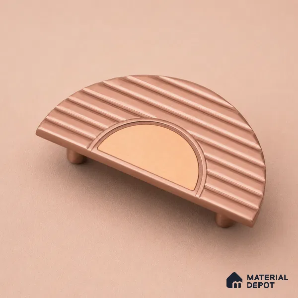 Ottr Aluminium Main Door Handle HA 00293 E Rose Gold PVD Rose Gold Finish - 75x150mm | 2 Years Warranty