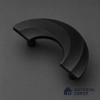 Ottr Aluminium Main Door Handle HA 00294 B Black Finish - 100x200mm | 2 Years Warranty