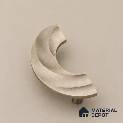Ottr Aluminium Main Door Handle HA 00294 C Stainless Steel Finish - 75x150mm | 2 Years Warranty
