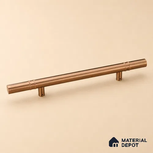 Ottr Stainless Steel Main Door Handle HA 00264 PVD Rose Gold Dual Tone Finish - 300mm | 2 Years Warranty