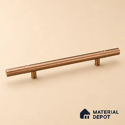 Ottr Stainless Steel Main Door Handle HA 00264 B PVD Rose Gold Dual Tone Finish - 450mm | 2 Years Warranty