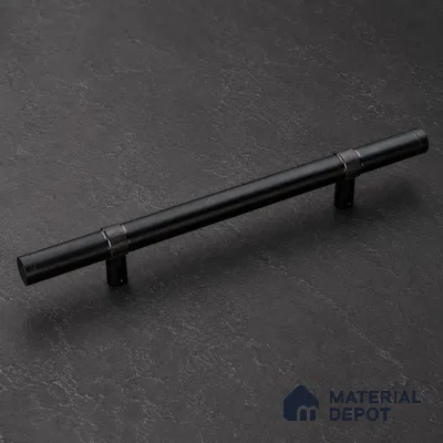 Ottr Stainless Steel Main Door Handle HA 00265 J Black Dual Tone Finish - 300mm | 2 Years Warranty