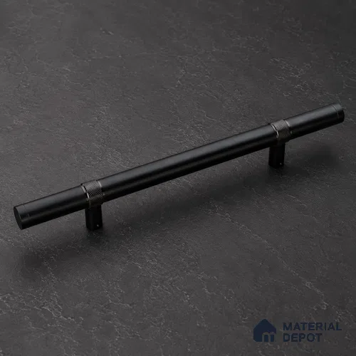Ottr Stainless Steel Main Door Handle HA 00265 K Black Dual Tone Finish - 450mm | 2 Years Warranty