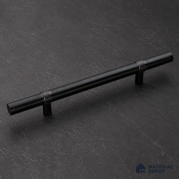 Ottr Stainless Steel Main Door Handle HA 00265 L Black Dual Tone Finish - 600mm | 2 Years Warranty