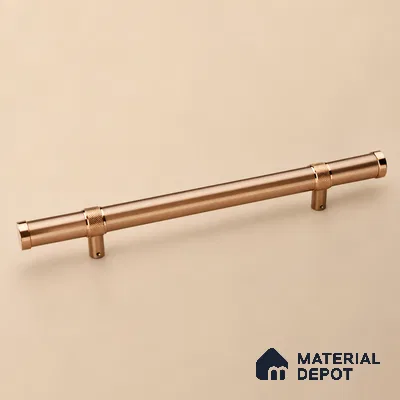 Ottr Stainless Steel Main Door Handle HA 00265 B PVD Rose Gold Dual Tone Finish - 450mm | 2 Years Warranty