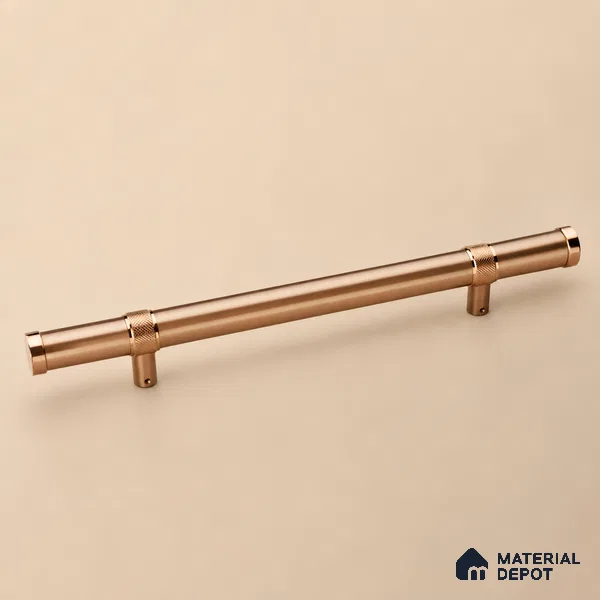 Ottr Stainless Steel Main Door Handle HA 00265 C PVD Rose Gold Dual Tone Finish - 600mm | 2 Years Warranty