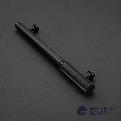 Ottr Aluminium Main Door Handle HA 00267 Black PVD Black Finish - 300mm | 2 Years Warranty