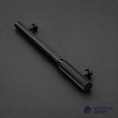 Ottr Aluminium Main Door Handle HA 00267 B Black PVD Black Finish - 450mm | 2 Years Warranty