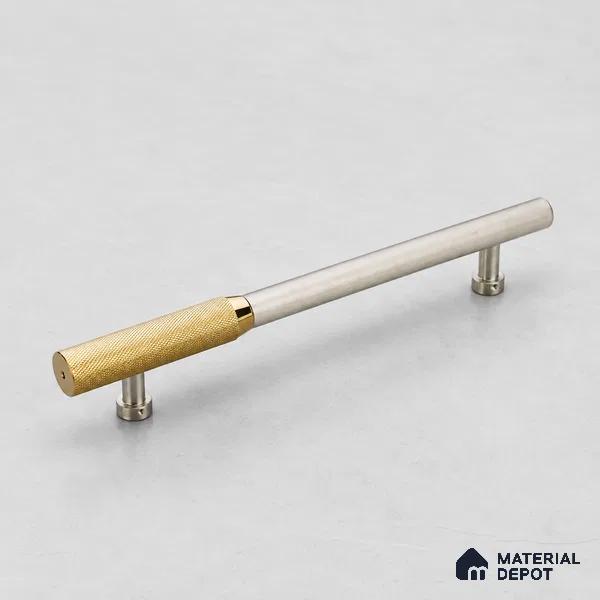 Ottr Aluminium Main Door Handle HA 00267 K Stainless Steel PVD Gold Finish - 300mm | 2 Years Warranty