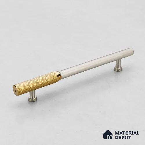 Ottr Aluminium Main Door Handle HA 00267 L Stainless Steel PVD Gold Finish - 450mm | 2 Years Warranty