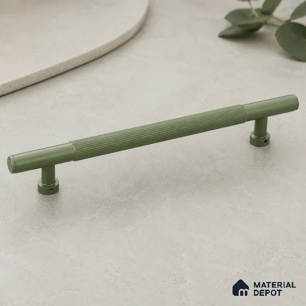 Ottr Aluminium Main Door Handle HA 00268 R Green Finish - 600mm | 2 Years Warranty