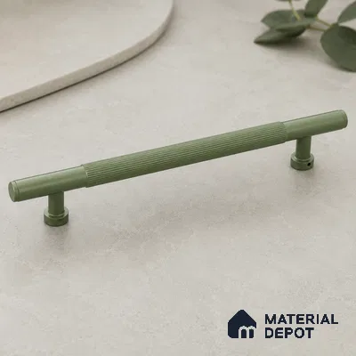 Ottr Aluminium Main Door Handle HA 00268 S Green Finish - 900mm | 2 Years Warranty