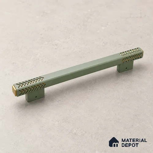 Ottr Aluminium Main Door Handle HA 00269 O Green PVD Gold Finish - 1200mm | 2 Years Warranty
