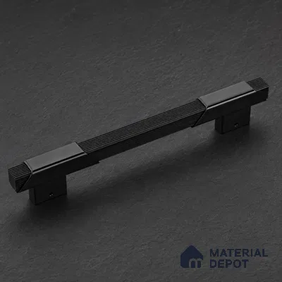Ottr Aluminium Main Door Handle HA 00271 F Black PVD Black Finish - 300mm | 2 Years Warranty