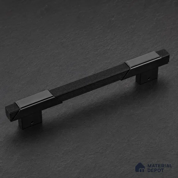 Ottr Aluminium Main Door Handle HA 00271 G Black PVD Black Finish - 450mm | 2 Years Warranty