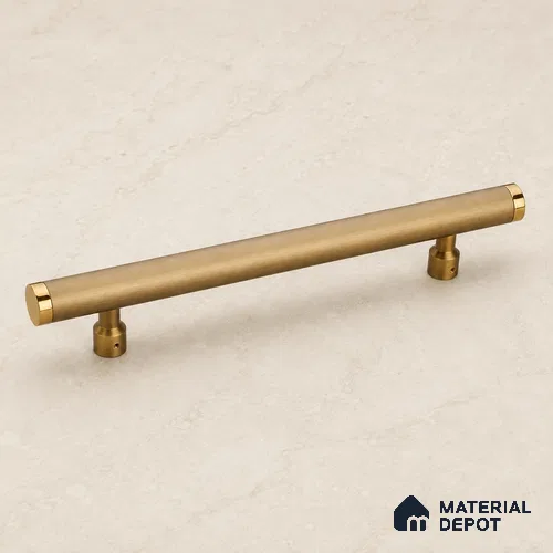 Ottr Aluminium Main Door Handle HA 00272 Q Antique Brass Gold Finish - 450mm | 2 Years Warranty