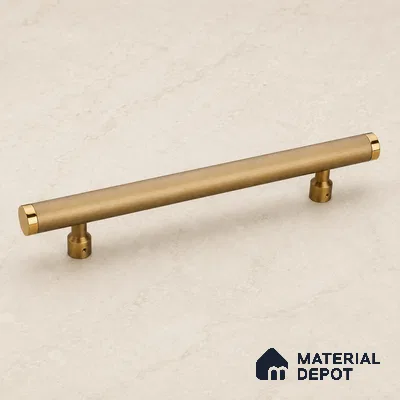 Ottr Aluminium Main Door Handle HA 00272 R Antique Brass Gold Finish - 600mm | 2 Years Warranty