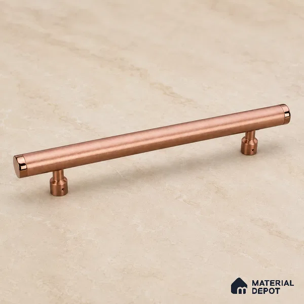 Ottr Aluminium Main Door Handle HA 00272 I Rose Gold Dual Tone Finish - 900mm | 2 Years Warranty