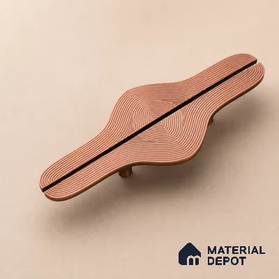 Ottr Aluminium Main Door Handle HA 00273 E Rose Gold Finish - 200mm | 2 Years Warranty