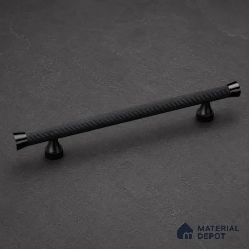 Ottr Aluminium Main Door Handle HA 00274 J Black Dual Tone Finish - 1200mm | 2 Years Warranty
