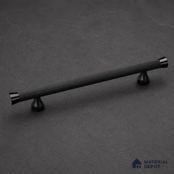 Ottr Aluminium Main Door Handle HA 00274 G Black Dual Tone Finish - 450mm | 2 Years Warranty