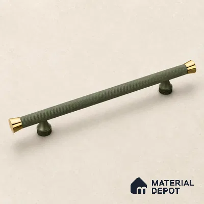 Ottr Aluminium Main Door Handle HA 00274 C Green Gold Finish - 600mm | 2 Years Warranty