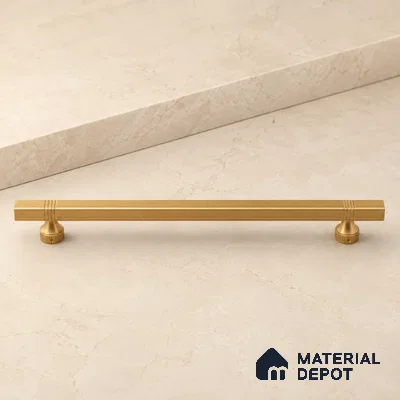 Ottr Aluminium Main Door Handle HA 00275 P Antique Brass Finish - 300mm | 2 Years Warranty