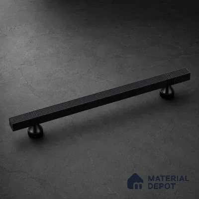 Ottr Aluminium Main Door Handle HA 00275 J Black Finish - 1200mm | 2 Years Warranty