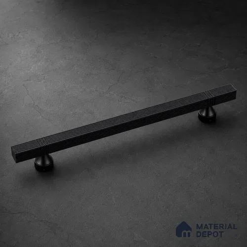 Ottr Aluminium Main Door Handle HA 00275 F Black Finish - 300mm | 2 Years Warranty