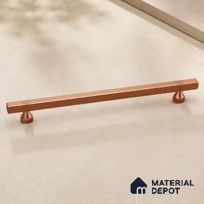 Ottr Aluminium Main Door Handle HA 00275 N Rose Gold Finish - 900mm | 2 Years Warranty