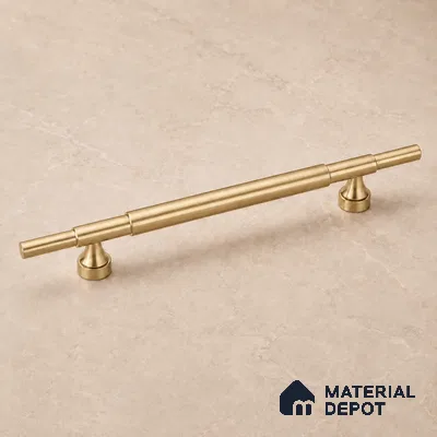 Ottr Aluminium Main Door Handle HA 00276 M Antique Brass Finish - 300mm | 2 Years Warranty