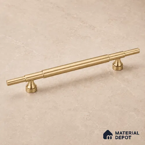 Ottr Aluminium Main Door Handle HA 00276 N Antique Brass Finish - 450mm | 2 Years Warranty