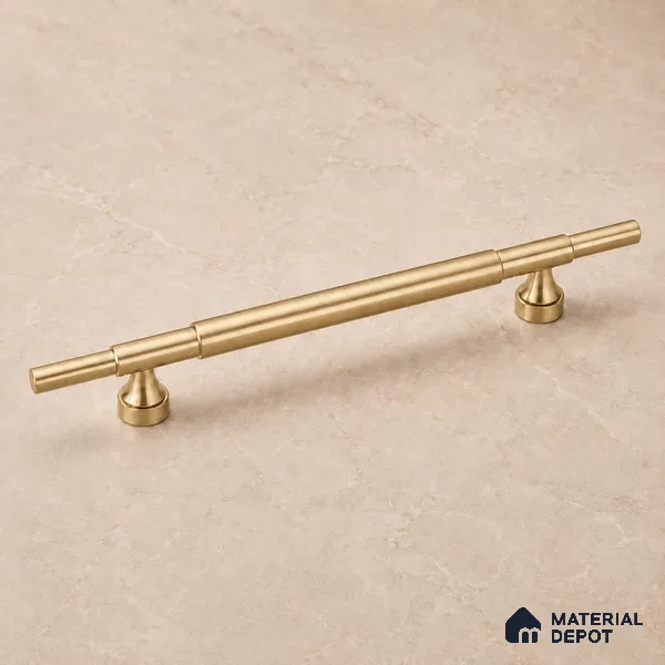 Ottr Aluminium Main Door Handle HA 00276 N Antique Brass Finish - 450mm | 2 Years Warranty
