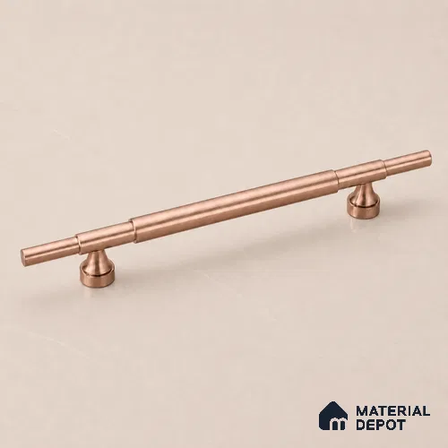 Ottr Aluminium Main Door Handle HA 00276 E Rose Gold Finish - 300mm | 2 Years Warranty