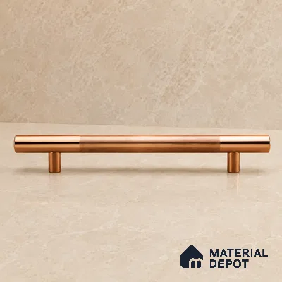Ottr Stainless Steel Main Door Handle HA 00279 M PVD Rose Gold Dual Tone Finish - 200mm | 2 Years Warranty