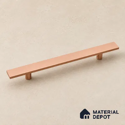 Ottr Stainless Steel Main Door Handle HA 00280 T PVD Rose Gold Finish - 450mm | 2 Years Warranty