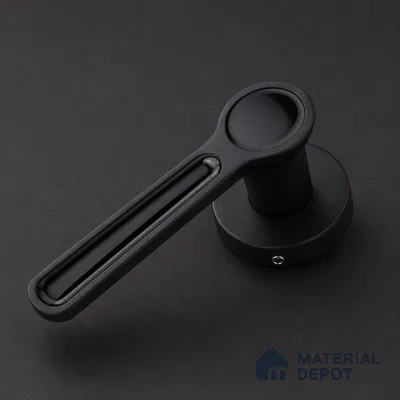 Ottr Zinc Mortise Handle HA 00296 D PVD Black Dual Tone Finish Rose Mount | 2 Years Warranty