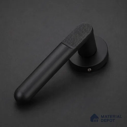 Ottr Zinc Mortise Handle HA 00297 B Black Finish Rose Mount | 2 Years Warranty
