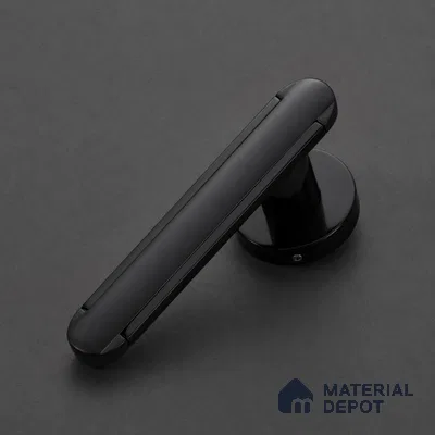 Ottr Zinc Mortise Handle HA 00298 Black Dual Tone Finish Rose Mount | 2 Years Warranty