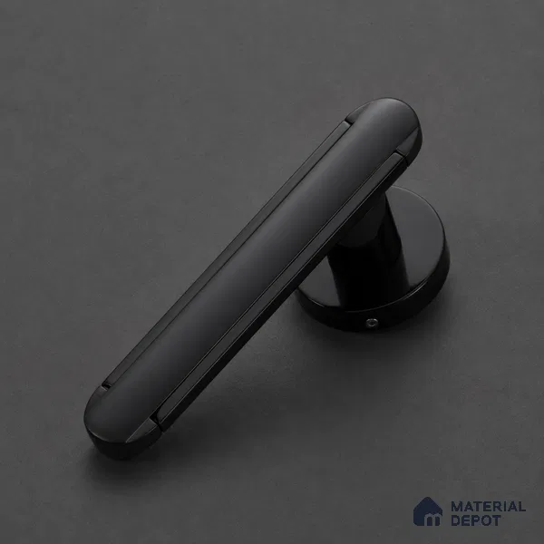 Ottr Zinc Mortise Handle HA 00298 Black Dual Tone Finish Rose Mount | 2 Years Warranty