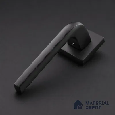 Ottr Zinc Mortise Handle HA 00300 C Black Finish Rose Mount | 2 Years Warranty