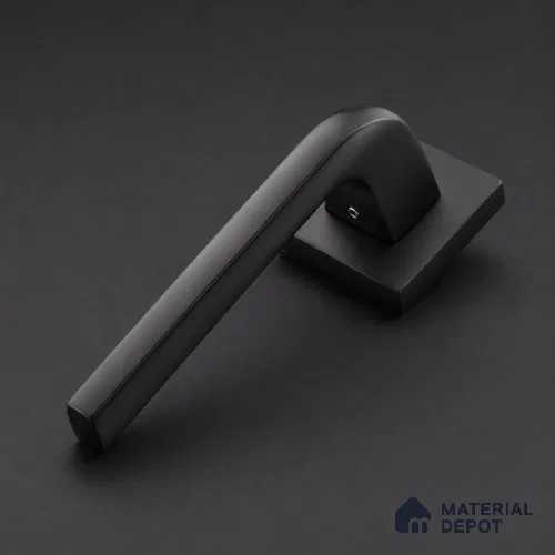 Ottr Zinc Mortise Handle HA 00300 C Black Finish Rose Mount | 2 Years Warranty