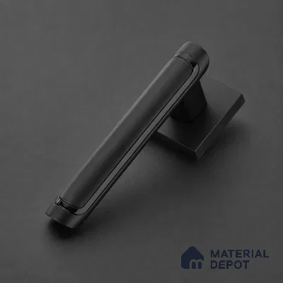 Ottr Zinc Mortise Handle HA 00302 C Black Dual Tone Finish Rose Mount | 2 Years Warranty
