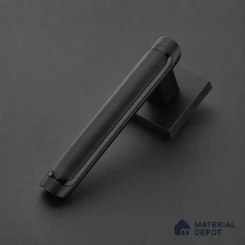 Ottr Zinc Mortise Handle HA 00302 C Black Dual Tone Finish Rose Mount | 2 Years Warranty