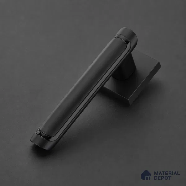 Ottr Zinc Mortise Handle HA 00302 C Black Dual Tone Finish Rose Mount | 2 Years Warranty