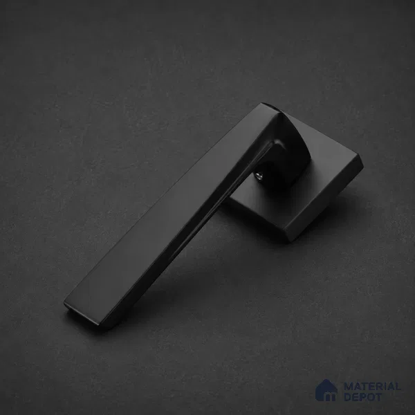 Ottr Zinc Mortise Handle HA 00303 C Black Finish Rose Mount | 2 Years Warranty