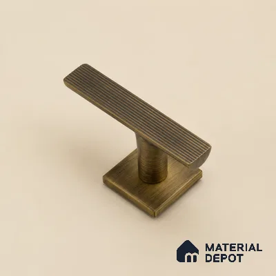 Ottr Zinc Mortise Handle HA 00306 E Antique Brass Finish Rose Mount | 2 Years Warranty